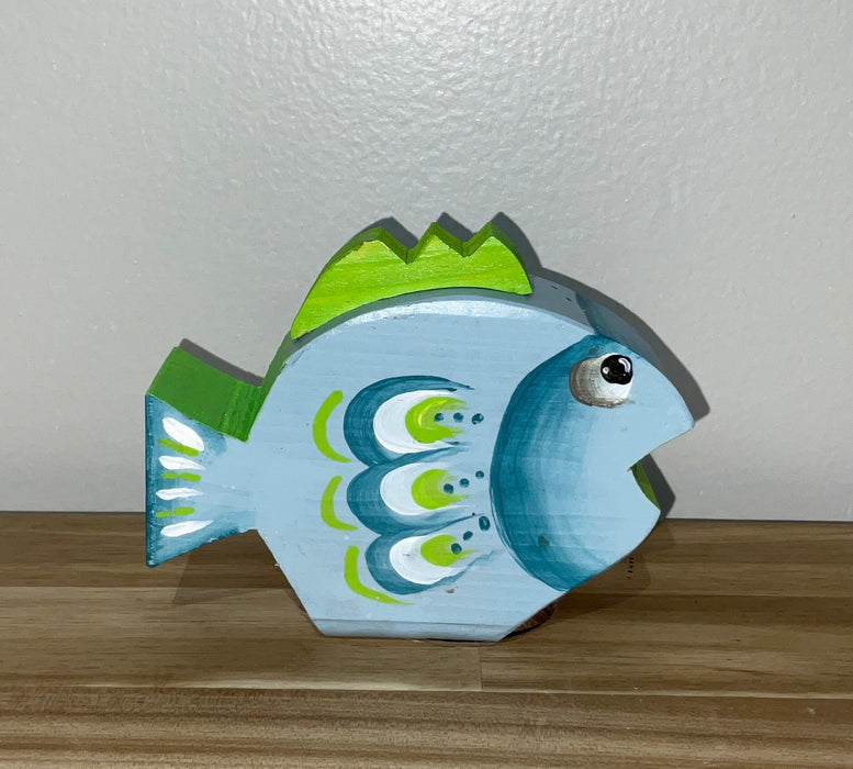 Colorful wood fish