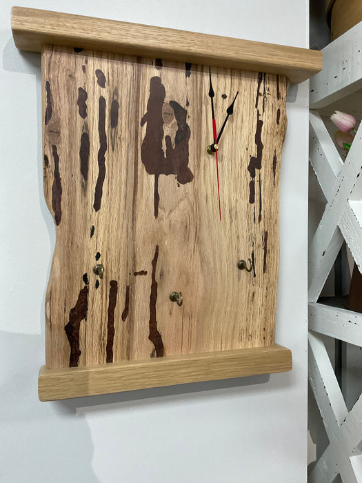 Wood clock - oak