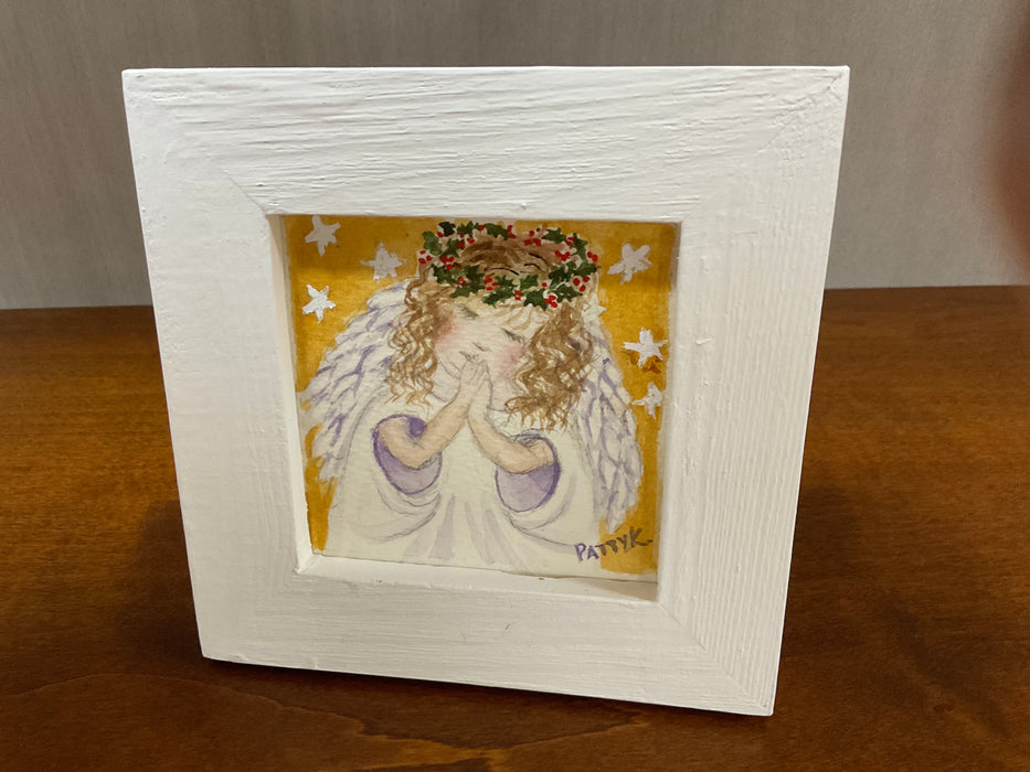 Framed water color - angel