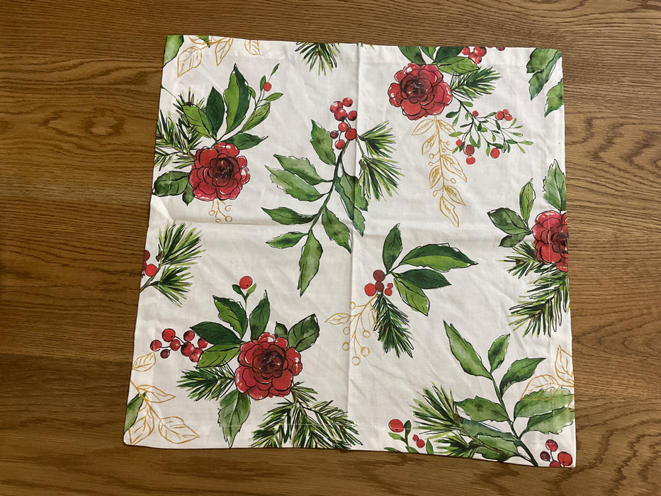 Christmas camillia napkin