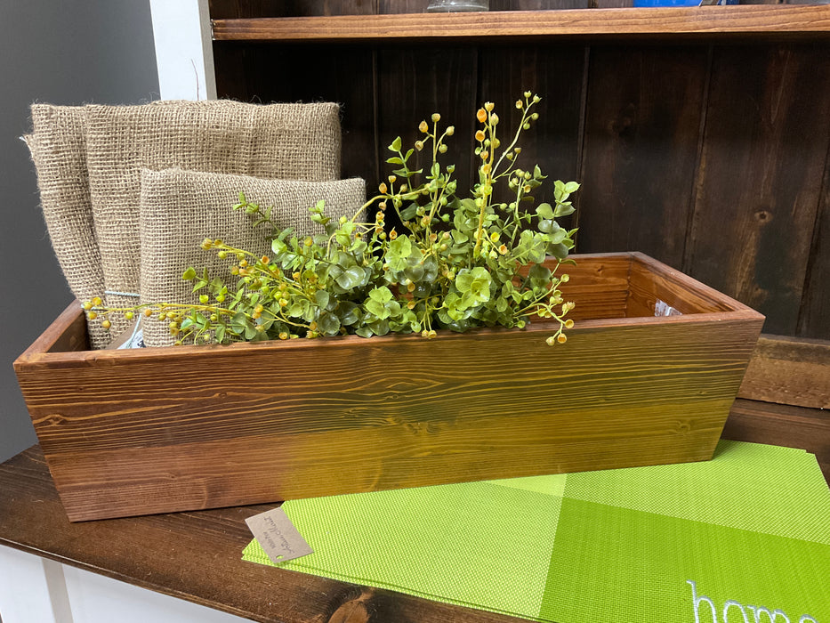 Wood planter - flower box