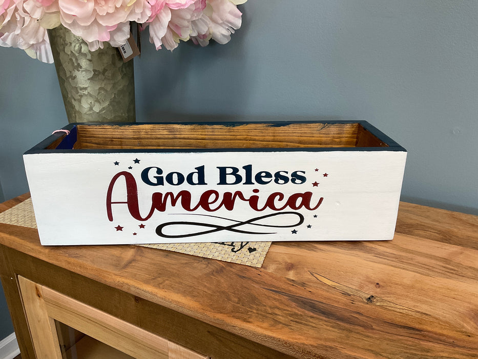 Wood box - Patriotic