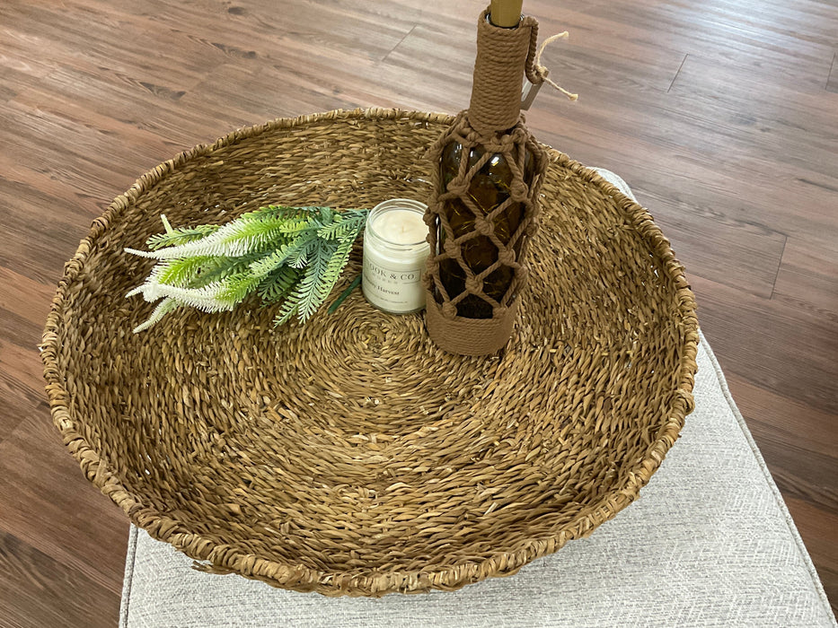 Seagrass Round Tray