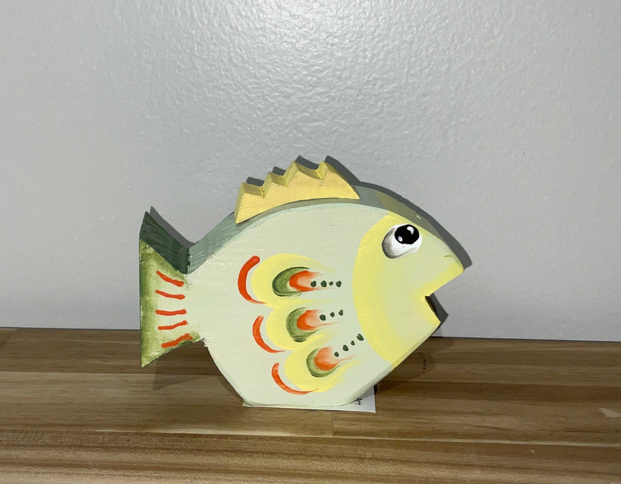 Colorful wood fish