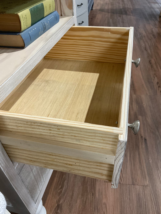 Pine distressed end table