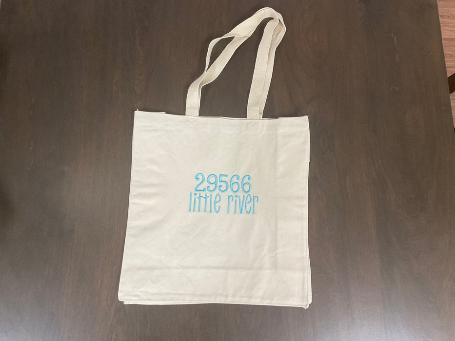 Zip Code Tote Bag - Little River