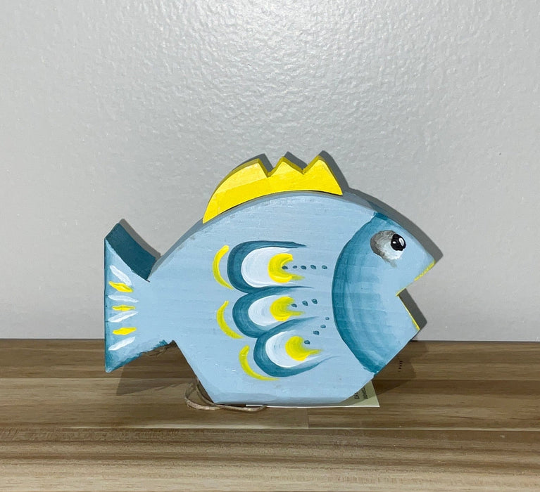 Colorful wood fish