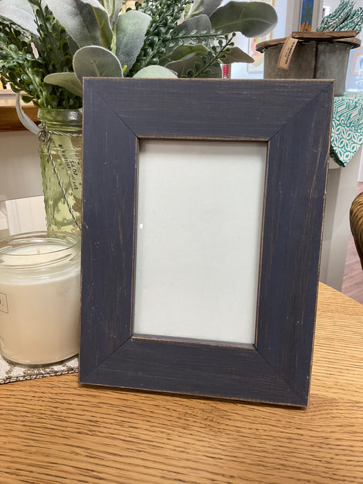 Wood picture frame - navy