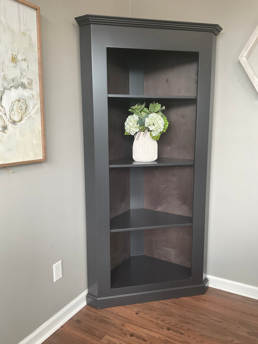 Albion corner cabinet - black