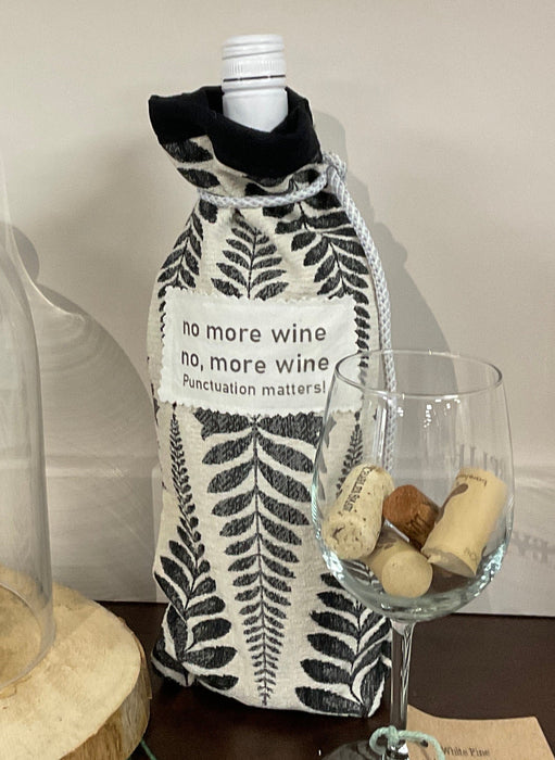 Fabric Wine bag-No More Wine