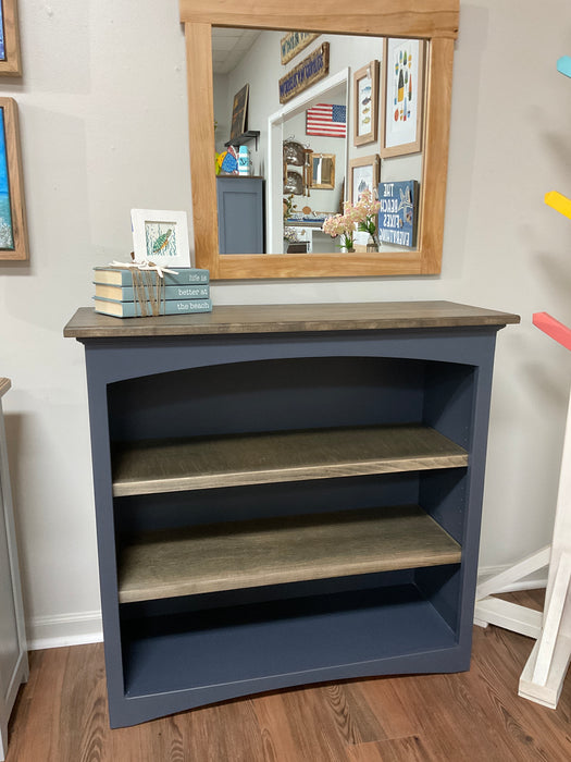 Ionia bookcase - short blue