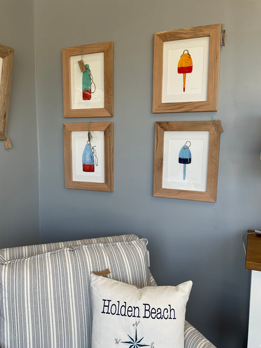 Framed Watercolor Buoy Prints