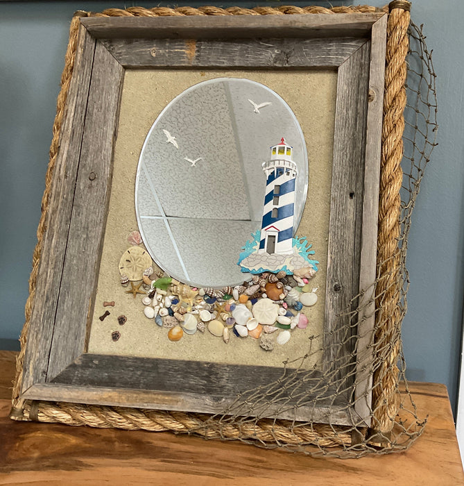 Rope frame - Light House Mirror