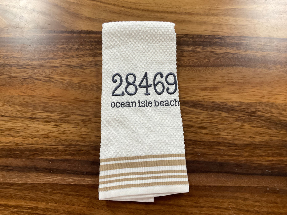 Dish towel - town/zip