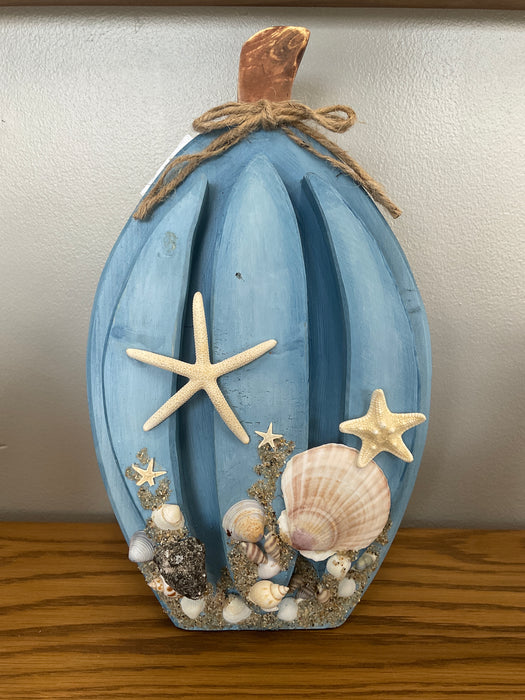 Wood Carved Pumpkin