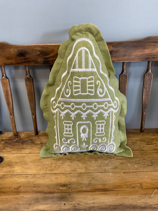 Gingerbread pillow - House