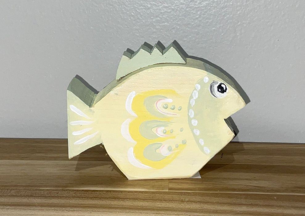 Colorful wood fish