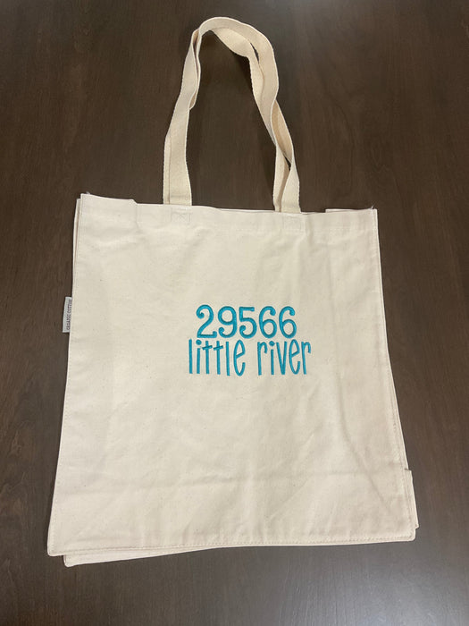 Zip Code Tote Bag - Little River