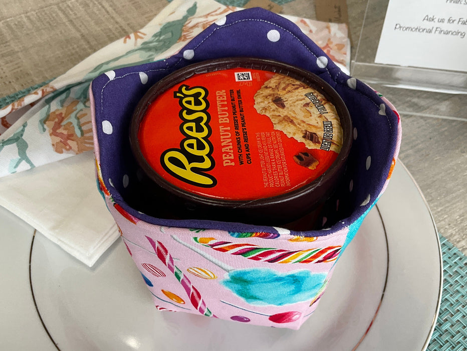 Fabric Ice Cream Holder