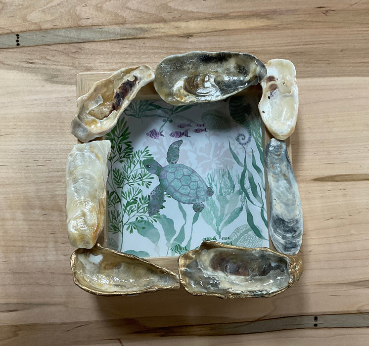 Photo Frame - oyster shells