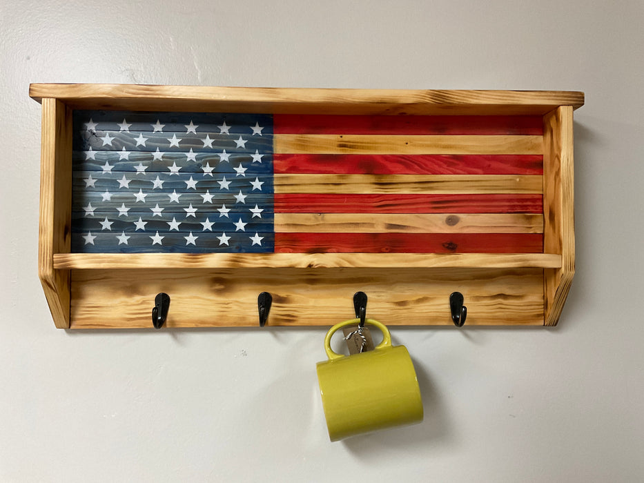 Flag hook rack