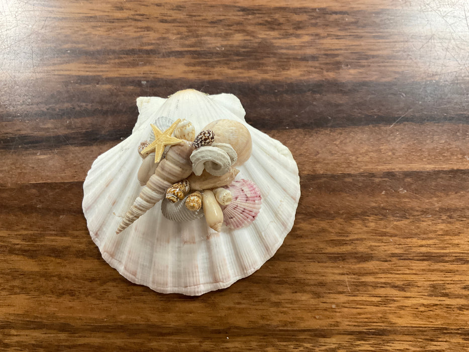 Christmas Shell Ornament