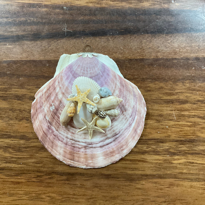 Christmas Shell Ornament