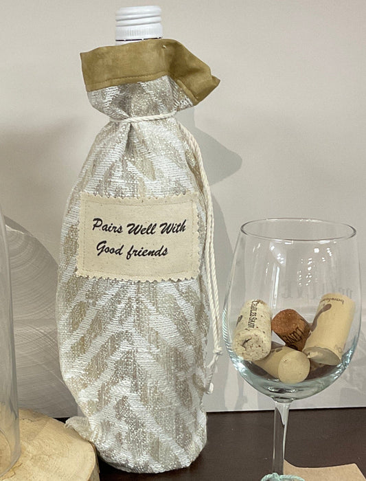 Fabric Wine Bag-Pairs Well