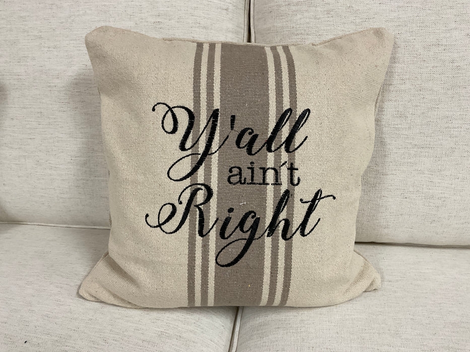 Throw pillow - Y'all