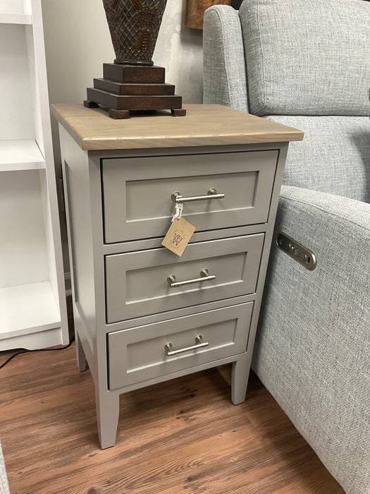 Fraser End table - Pewter