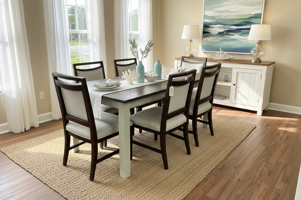 Clawson - Sapele top dining table