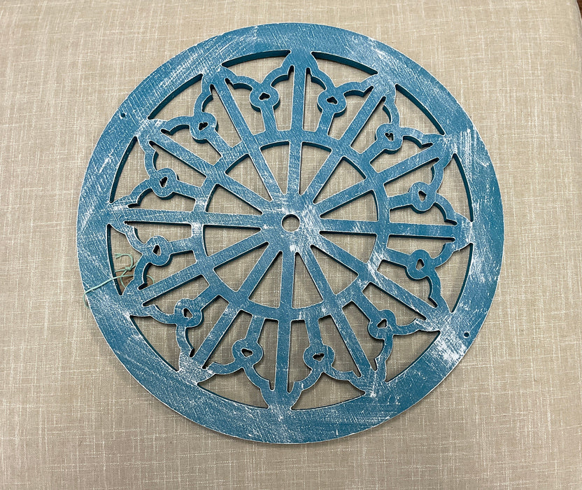 Round wood window