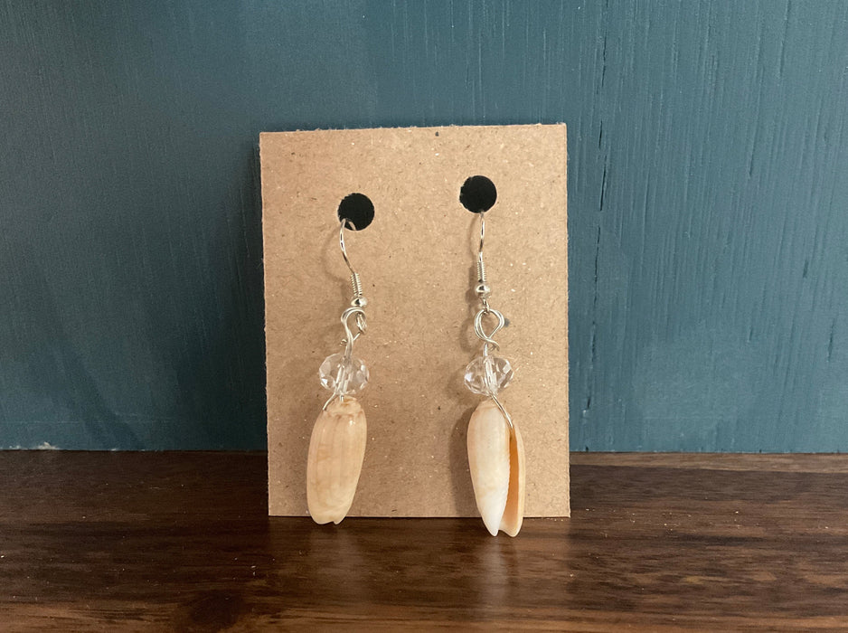 Olive Shell Earrings