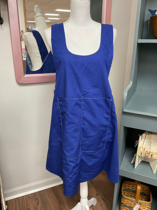 Apron smock over the head