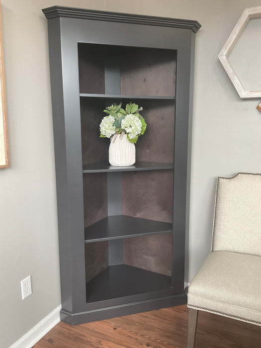 Albion corner cabinet - black