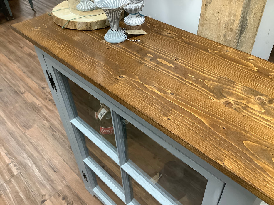 Single Window Cabinet - Gray