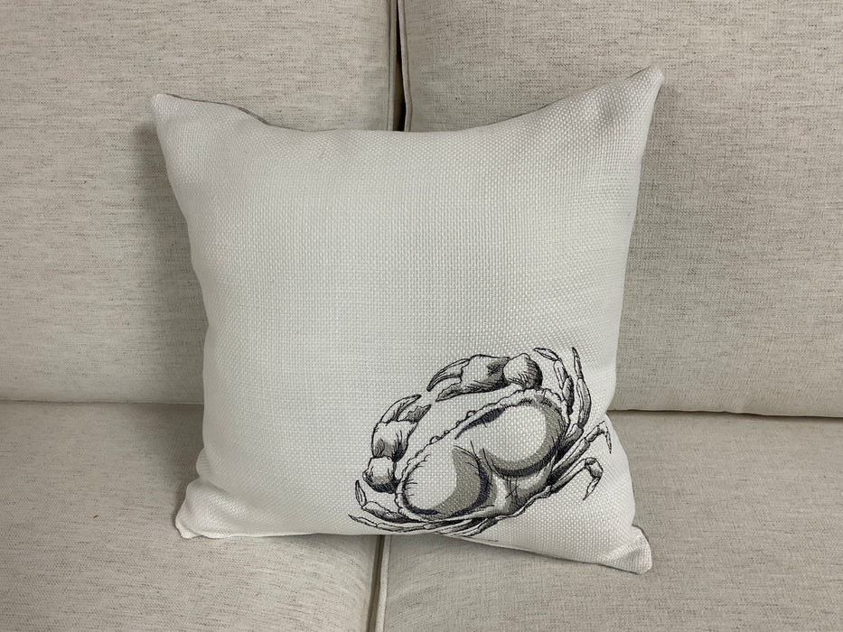 Throw Pillow - Crab