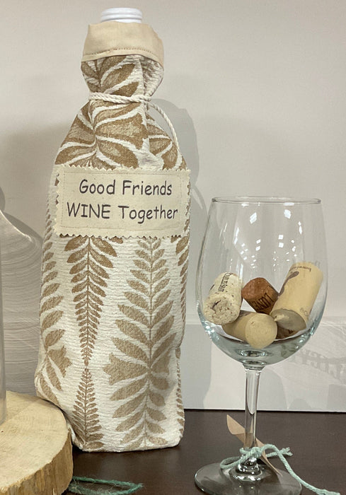 Fabric Wine Bag - Good Friends