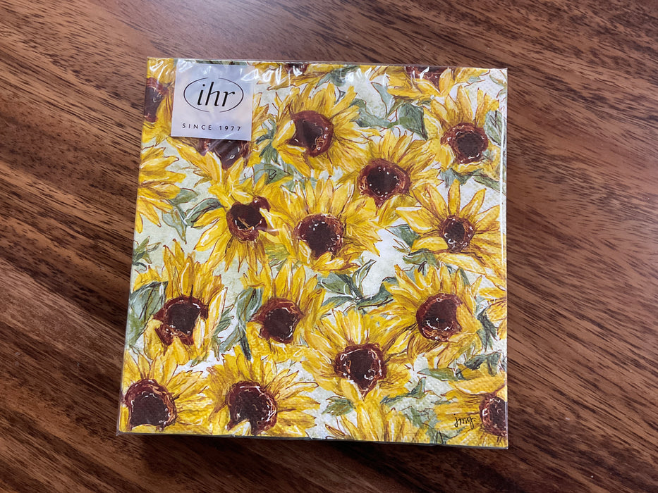 Paper lunch napkins- Sunflowers