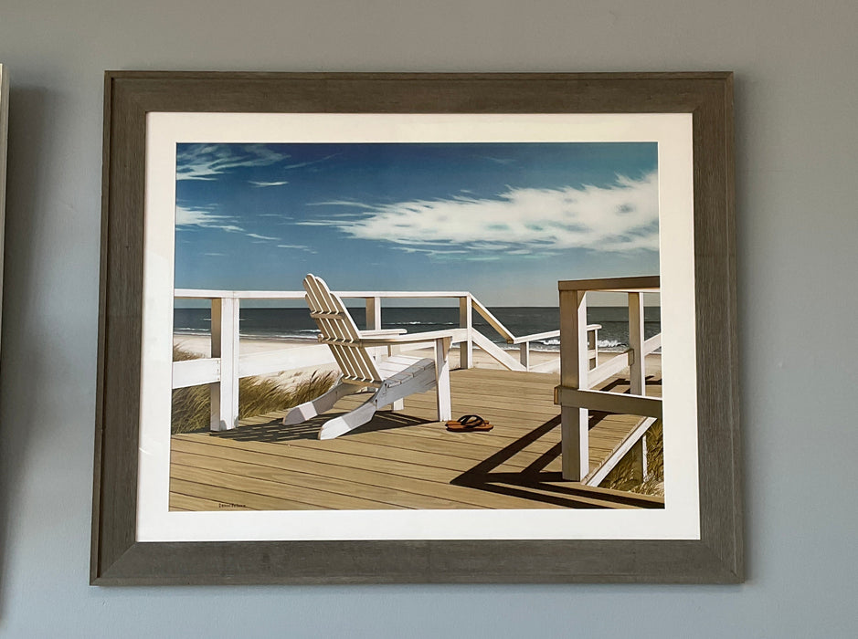 Sun Deck framed print