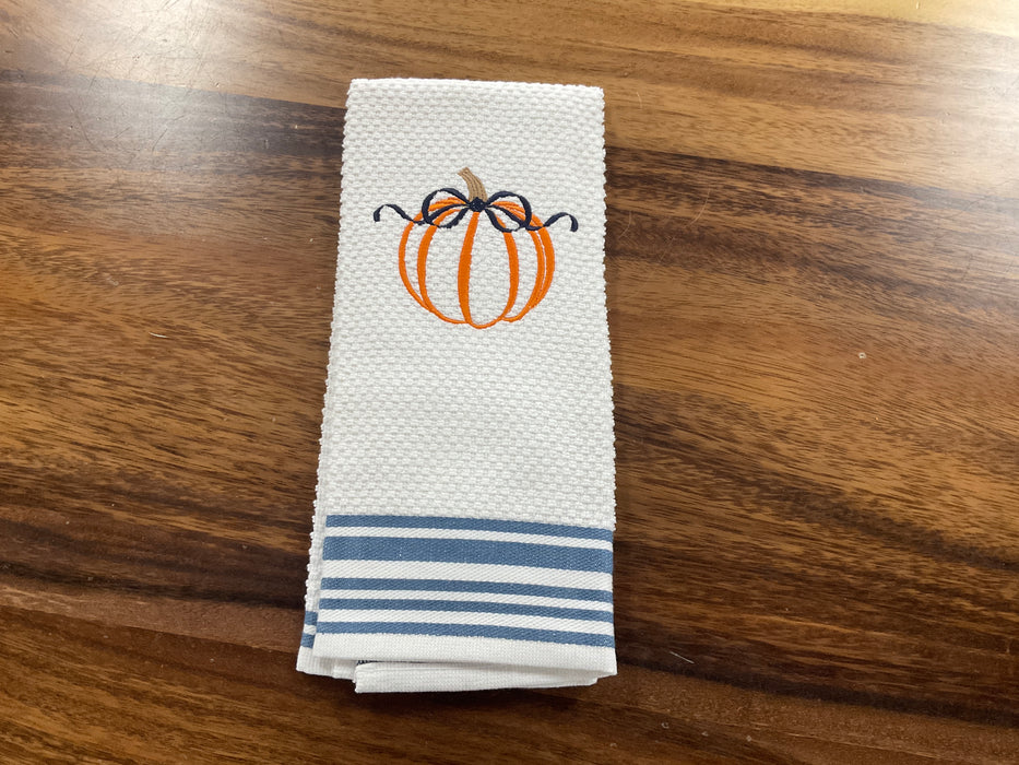 Dish towel - Pumpkin with bow