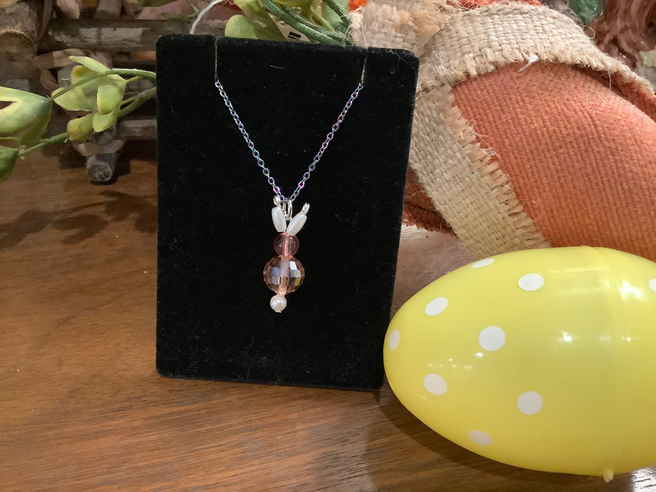 Bunny bead necklace