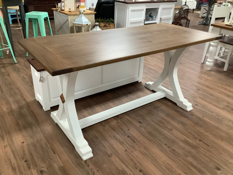 Trestle table and bench