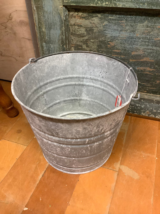 Vintage galvanized bucket