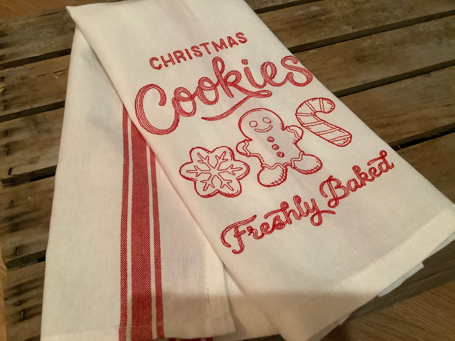Christmas dish towel