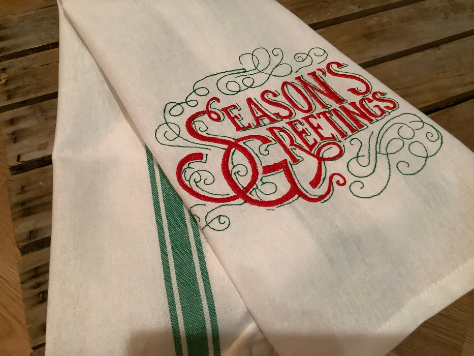 Christmas dish towel