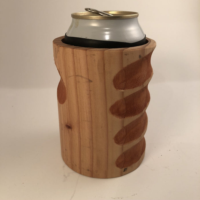 Beer jackets made out of wood