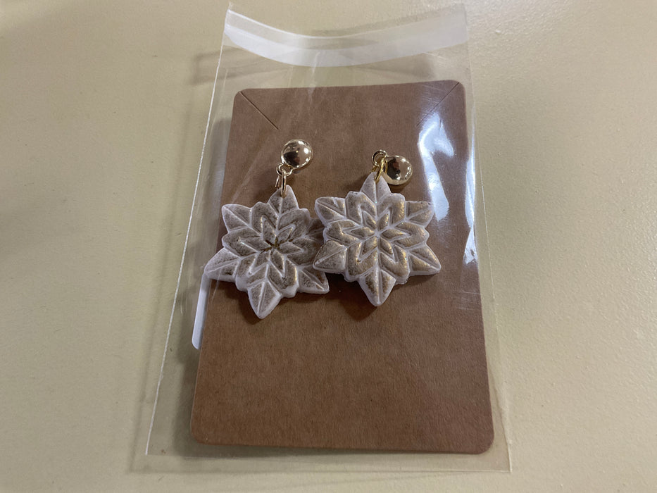 Clay earrings - Christmas