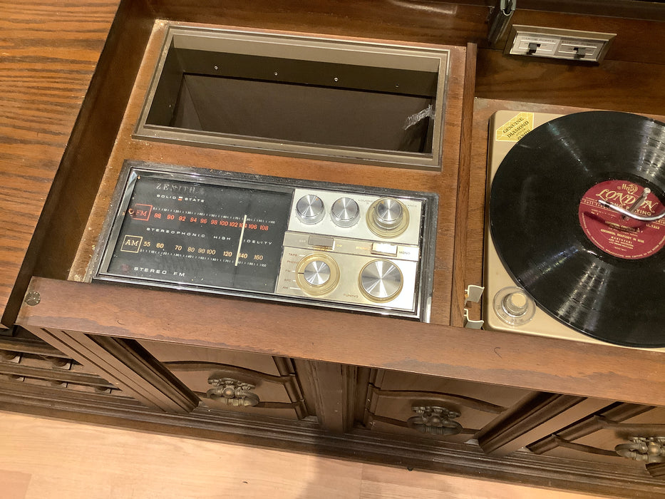 1960s Zenith radio console