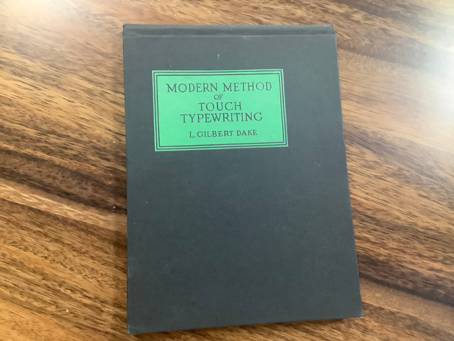 Modern Method of Touch Typewriting c. 1931